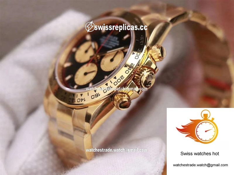 Rolex Daytona M116508-0009 Noob Factory Black Dial 4130 Movement 4