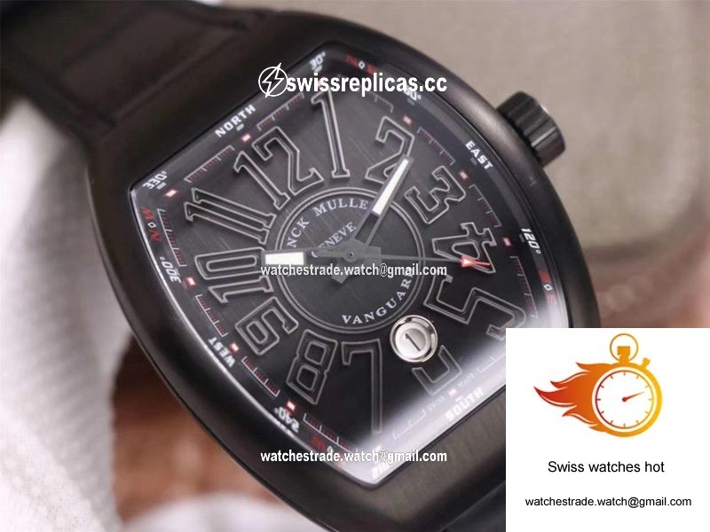 Franck Muller Vanguard V 45 SC DT TT NR BR TT ZF Factory Black Dial 4