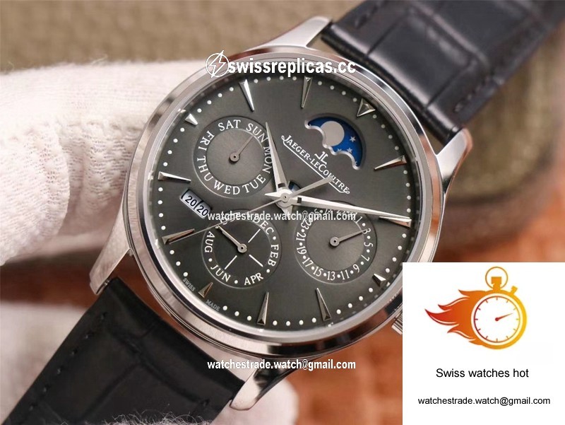 Jaeger-LeCoultre Master Ultra Thin Moon Perpetual Calendar 130354J V9 Factory Gray Dial 4