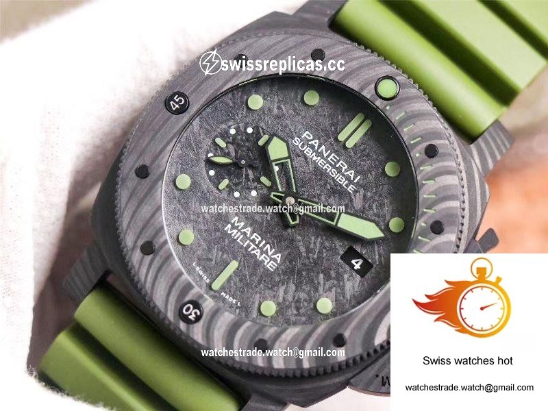 VS Factory Panerai Submersible Marina Militare Carbotech 47MM PAM00961 4