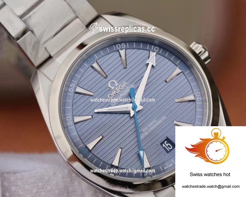 Omega Seamaster Aqua Terra 150M 220.10.41.21.03.002 VS Factory Blue Dial 4