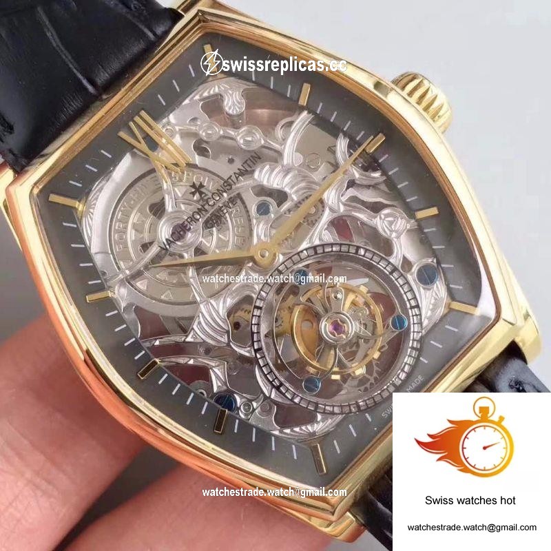 Vacheron Constantin Malte Tourbillon Rose Gold Skeleton Dial 4
