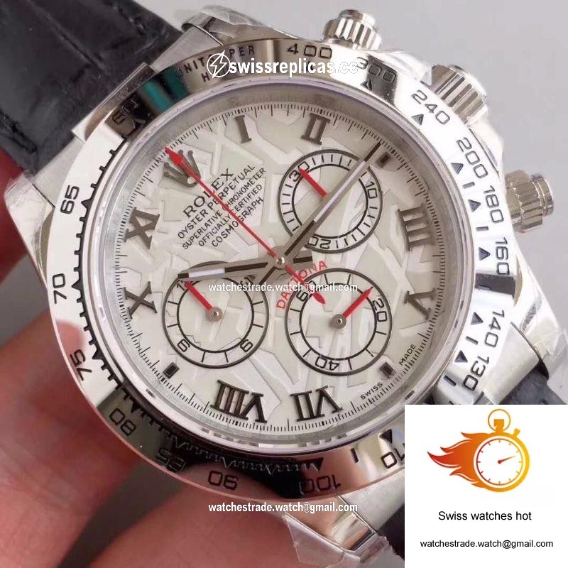 Rolex Daytona Cosmograph 116520 JH Factory Black Leather Strap 4