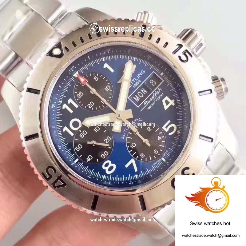 Breitling Superocean Chronograph Steelfish A13341C3/C893/227X/A20BASA.1 Blue Dial 4