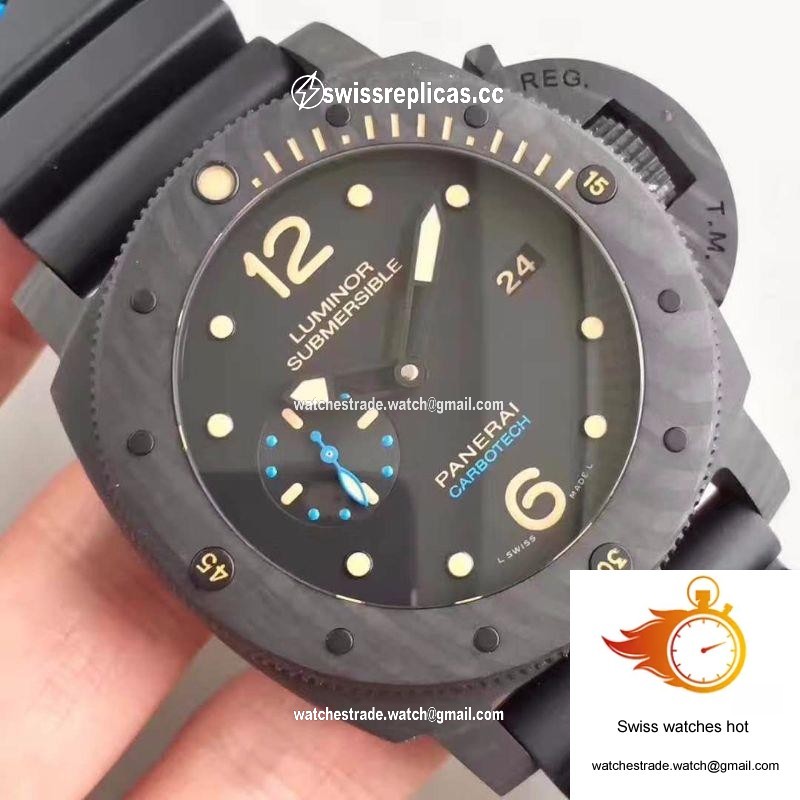 Panerai Luminor Submersible 1950 PAM616 VS Factory V3 Black Dial 4