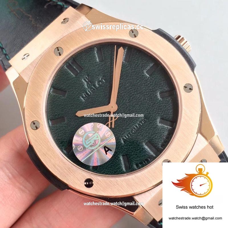 Hublot Classic Fusion Berluti Scritto 511.OX.0500.VR.BER16 JJ Factory V2 Green Dial 4