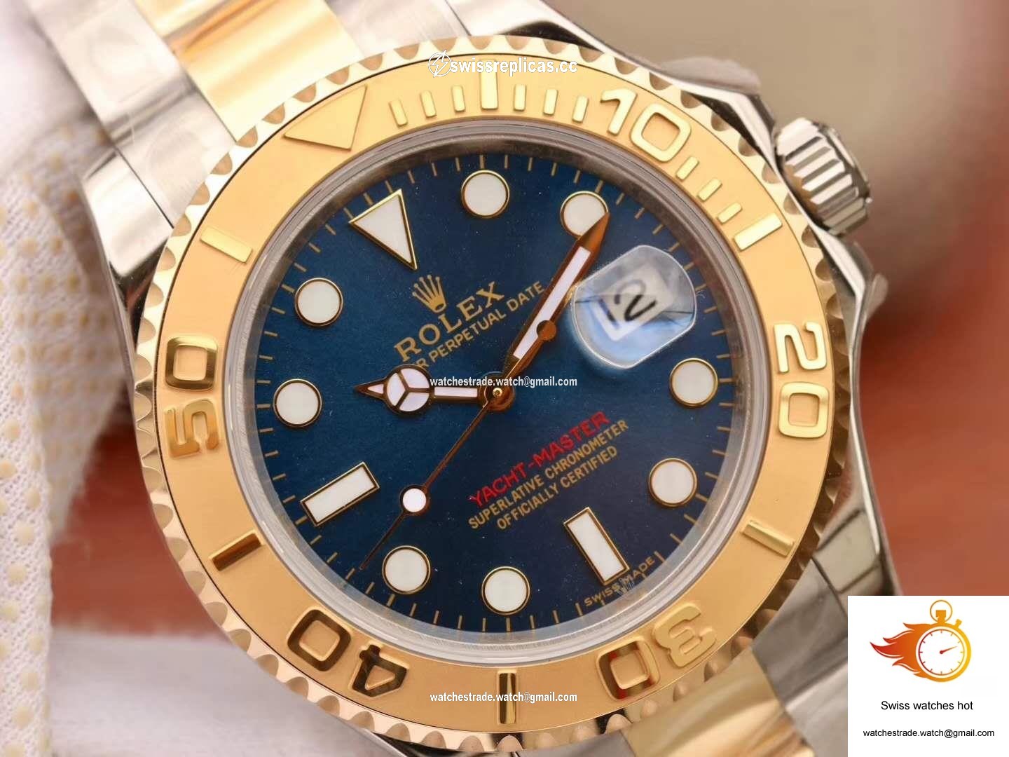 Rolex Yacht Master 116623 Blue Dial 4