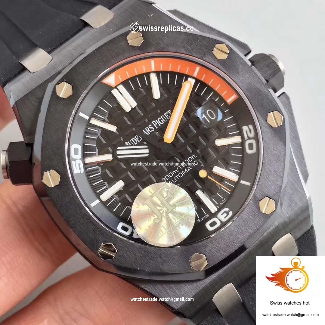 Audemars Piguet Royal Oak Offshore Diver 15707CE.OO.A002CA.01 JF Factory V5 Black Dial 4