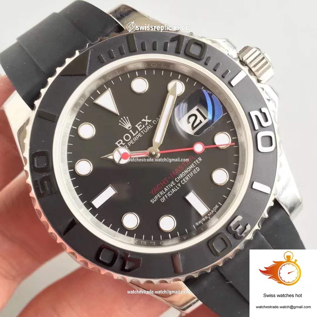 Rolex Yacht Master Custom 116655 40mm AR Factory Stainless Steel Case 4