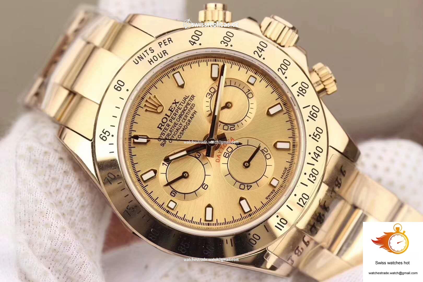 Rolex Daytona Cosmograph 116503 JH Factory Gold Dial 4