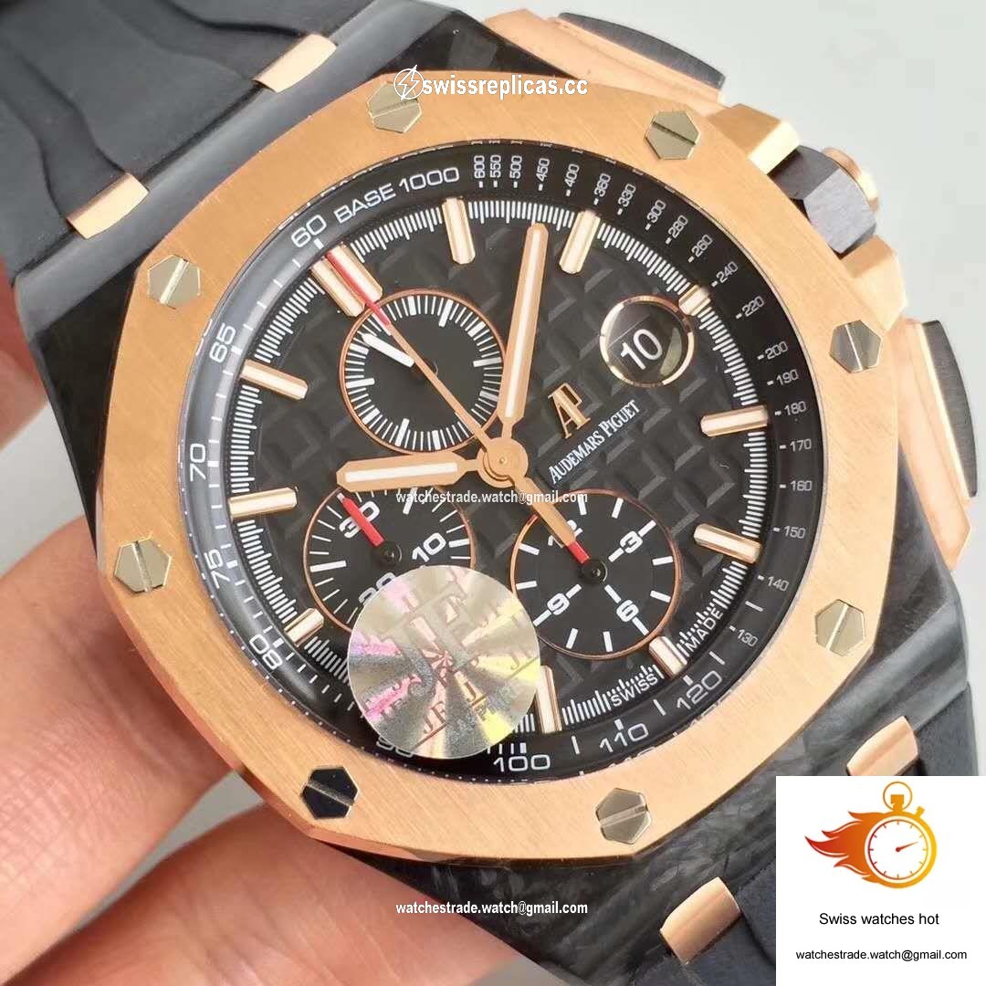 Audemars Piguet Royal Oak Offshore QE2 Cup 2016 26406FR.OO.A002CA.01 JF Factory V5 Black Dial 4