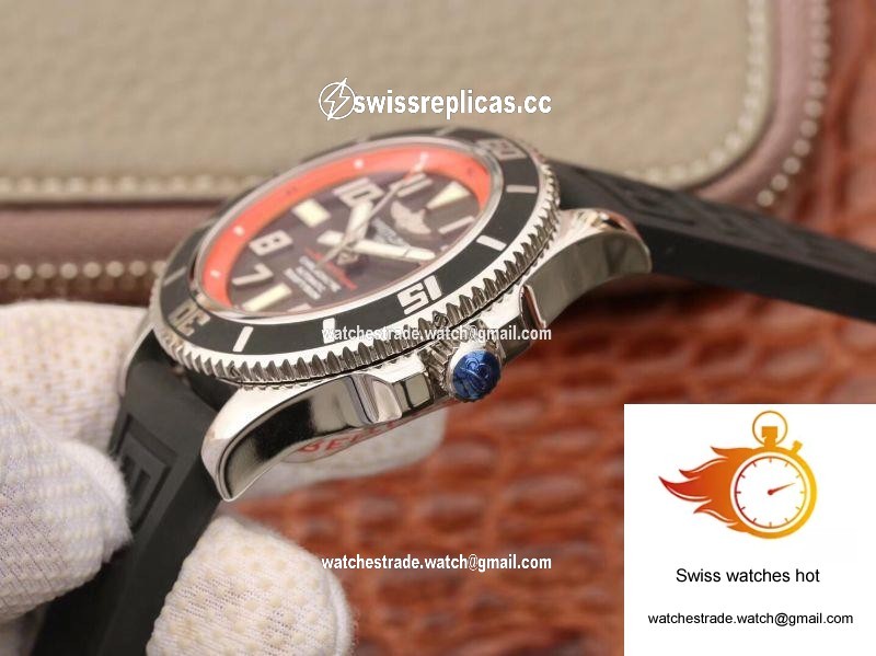 Breitling Superocean 42 Abyss Red A1736402/BA31BKRD ZF Factory Black Dial 4