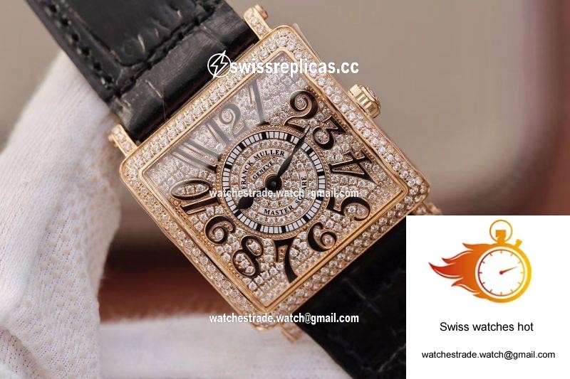 Franck Muller Master Square Ladies 6002 M QZ D GF Factory Diamond Dial 4