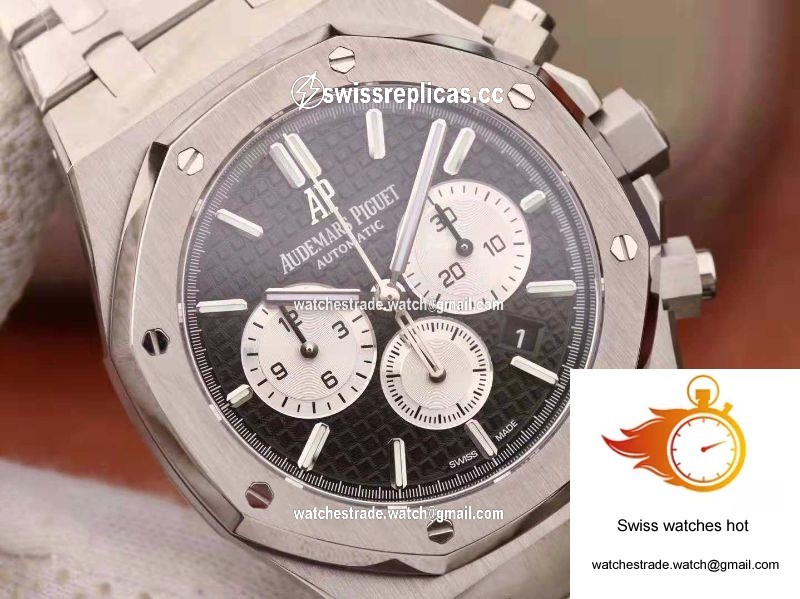 Audemars Piguet Royal Oak Chronograph 26331 OM Factory Black Dial 4