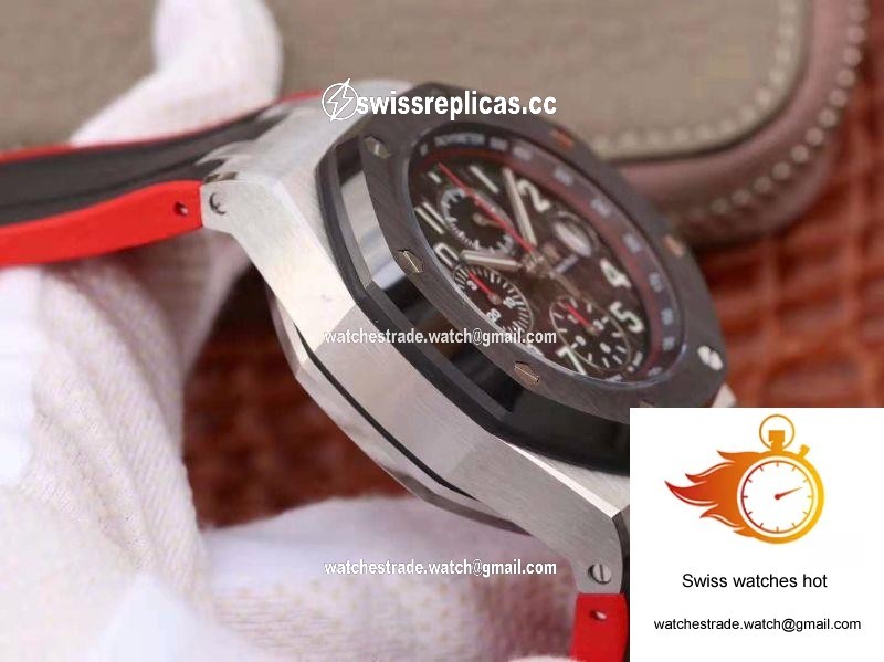 Audemars Piguet Royal Oak Offshore Chronograph Edition Dark Knight 26470 JF Factory V2 Black Dial 4