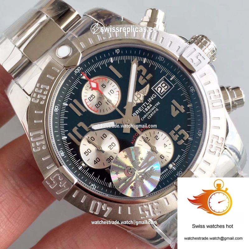 Breitling Avenger II A1338111/C870/158S/A20S.1 43MM GF Factory Blue Dial 4