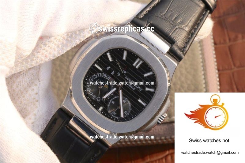 Patek Philippe Nautilus Moonphase 5712G-001 Black Dial 4