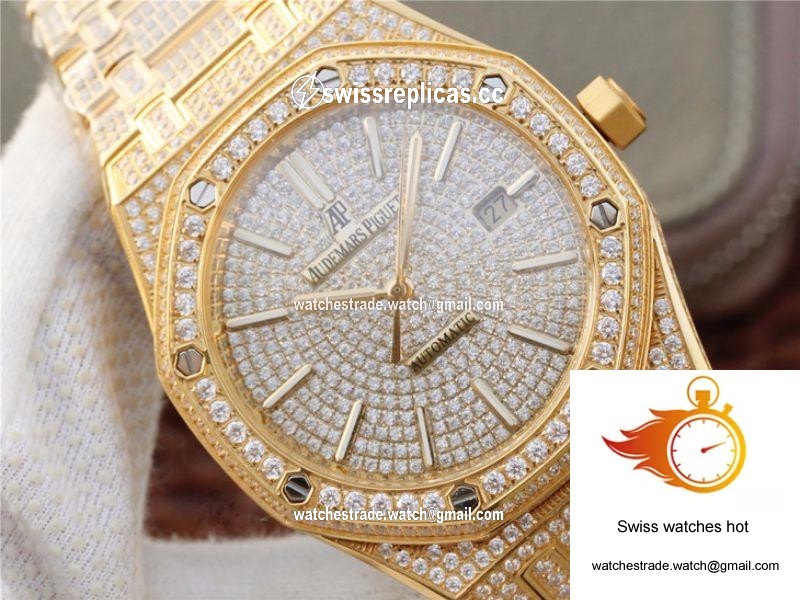 Audemars Piguet Royal Oak 15400.OR01 Diamonds Dial 4