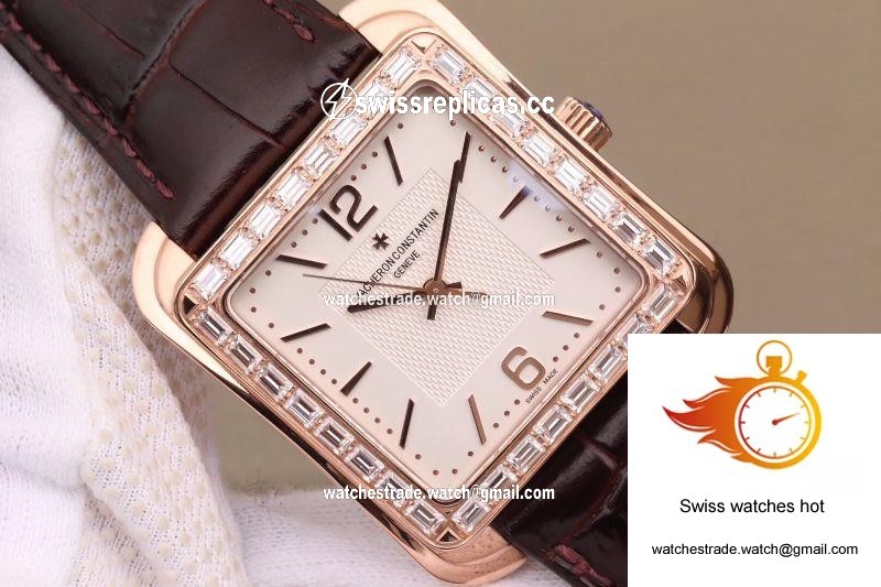 Vacheron Constantin Historiques Toledo 1951 86300/000R-9826 GS Factory 18K Rose Gold Silver Dial 4