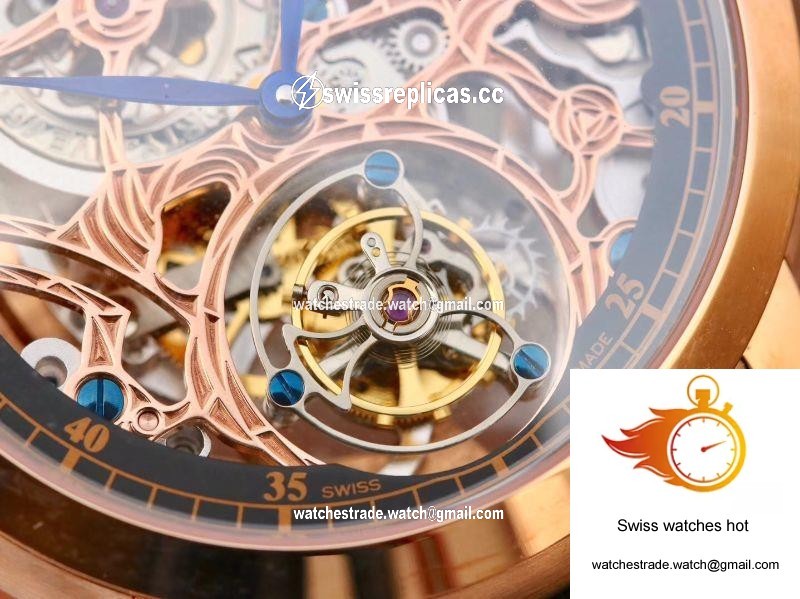 Audemars Piguet Jules Audemars Tourbillon 26357PT.ZZ.D028CR.01 18K Rose Gold Skeleton Dial 4