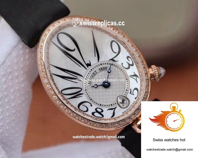 Breguet Reine De Naples 8918BR/58/864/D00D Ladies ZF Factory 18K Rose Gold Mother Of Pearl Dial 4