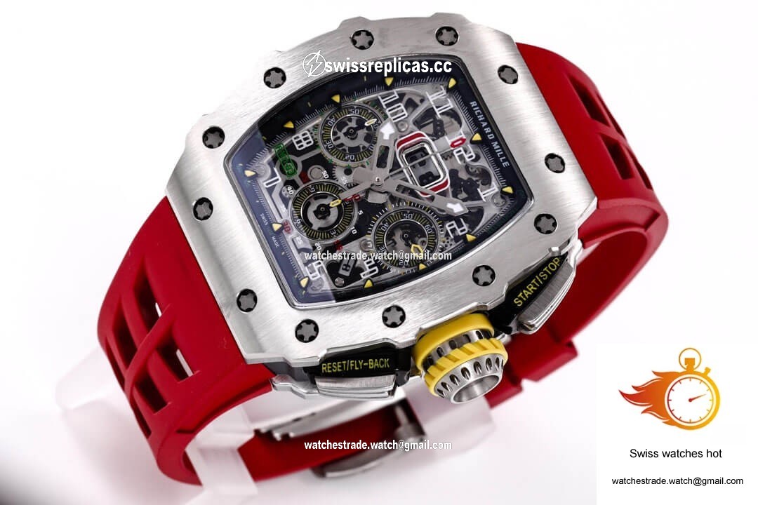 Richard Mille RM11-03RG KV Factory Titanium Red Strap 4