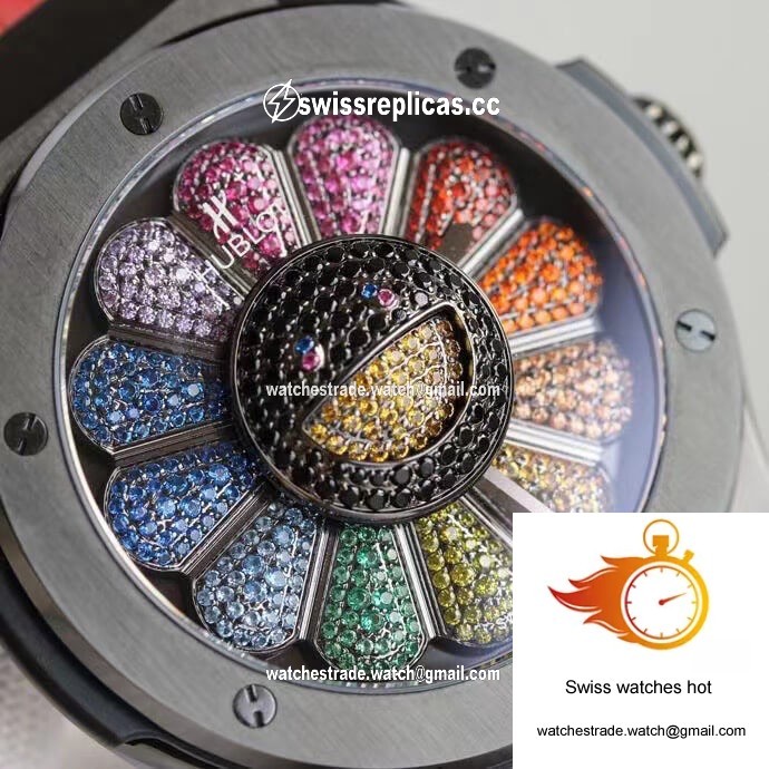 Hublot Classic Fusion Takashi Murakami 507.CX.9000.RX.TAK21 Sunflower Colored Dial 5