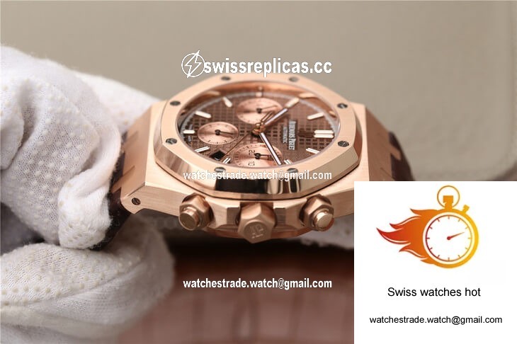 Audemars Piguet Royal Oak Chronograph 26331OR.OO.D821CR.01 OM Factory Brown Dial 5
