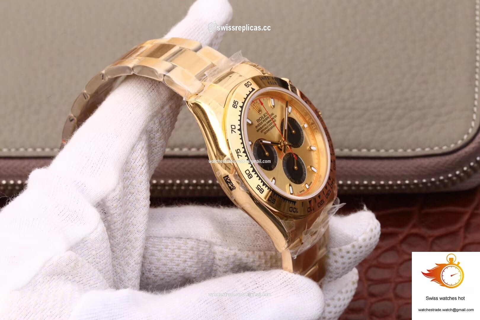 Rolex Daytona Cosmograph 116508 JH Factory Yellow Gold Dial 5