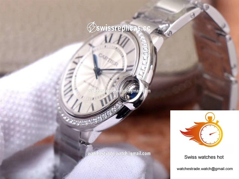 Cartier Ballon Bleu W4BB0017 V6 Factory White Dial 5