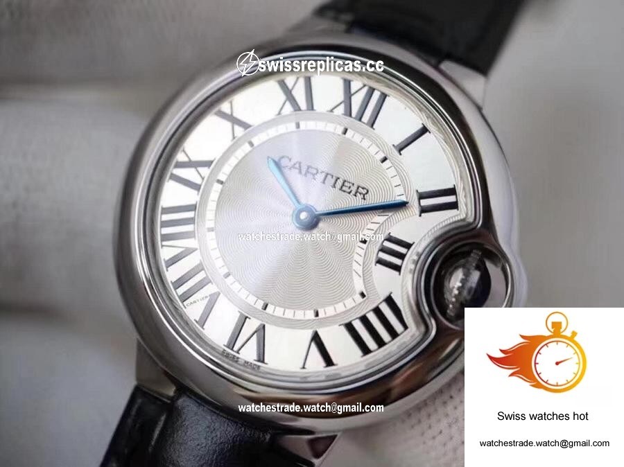 Ballon Bleu De Cartier WE902073 33MM V6 Factory Silver Dial 5