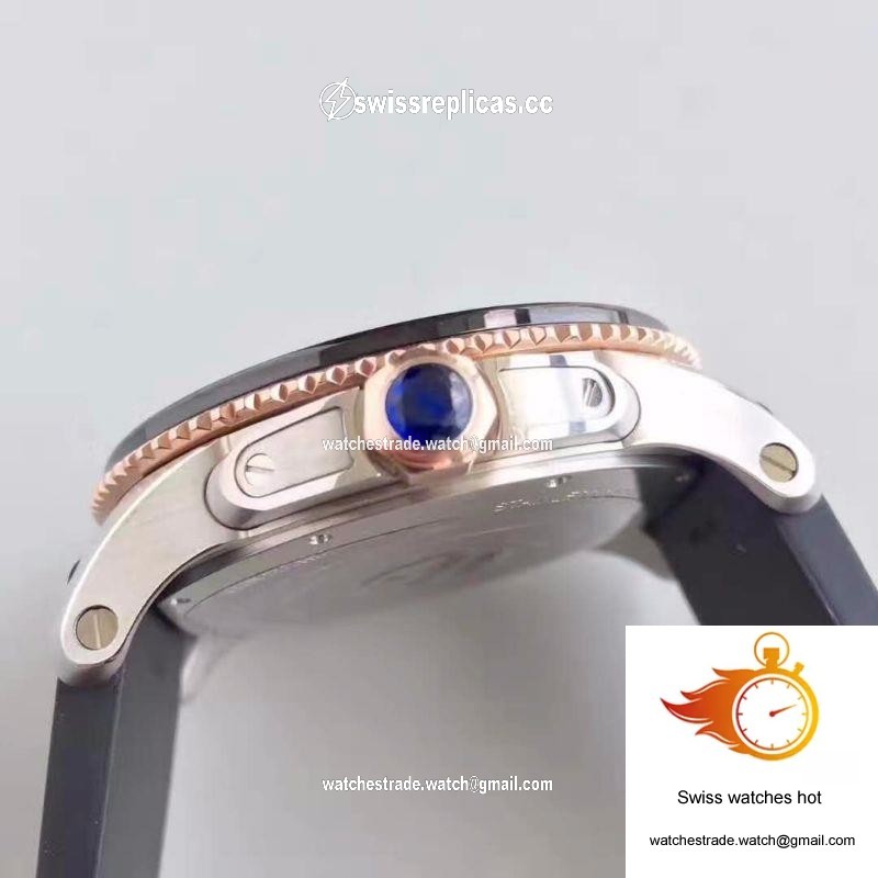 Calibre De Cartier Diver W7100056 42MM JF Factory Black Dial 5