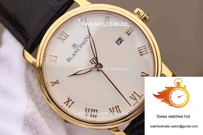 Blancpain Villeret Ultraplate 6651-3642-55 ZF Factory White Dial 5