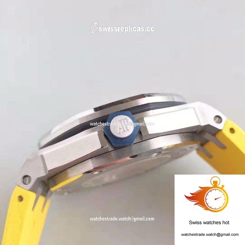 Audemars Piguet Royal Oak Offshore Diver 15710ST.OO.A051CA.01 JF Factory V3 Yellow Dial 5