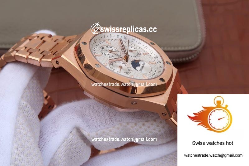 Audemars Piguet Royal Oak 41MM 26574OR.OO.1220OR.01 JF Factory White Dial 5