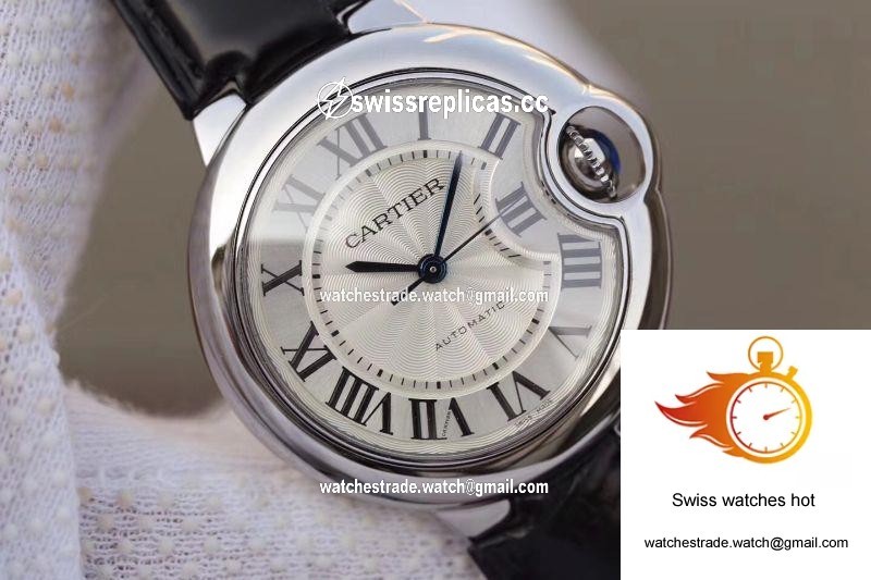 Ballon Bleu De Cartier 33mm W6920086 V6 Factory White Dial 5