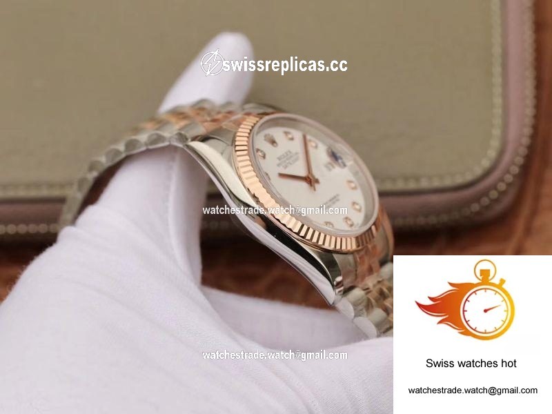 Rolex Datejust 36mm GM Factory White Dial 5