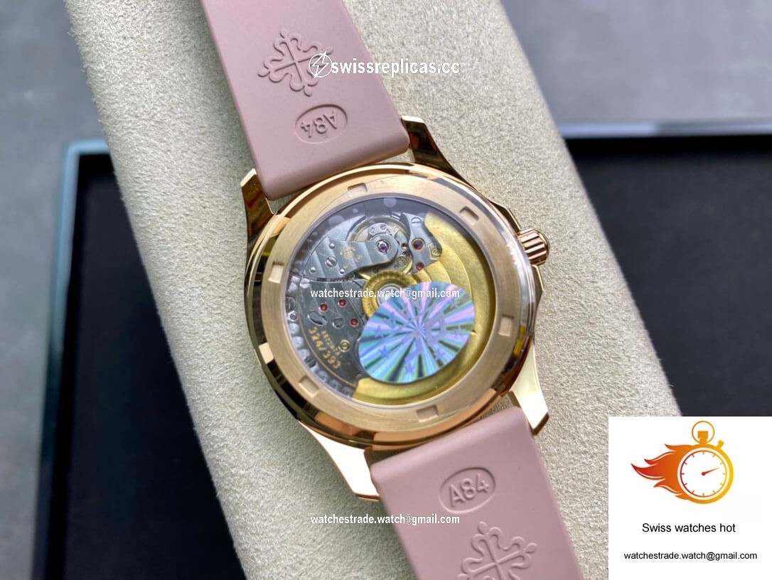 Patek Philippe Aquanaut Quartz Ladies PPF Factory Mother Of Pearl Dial 5