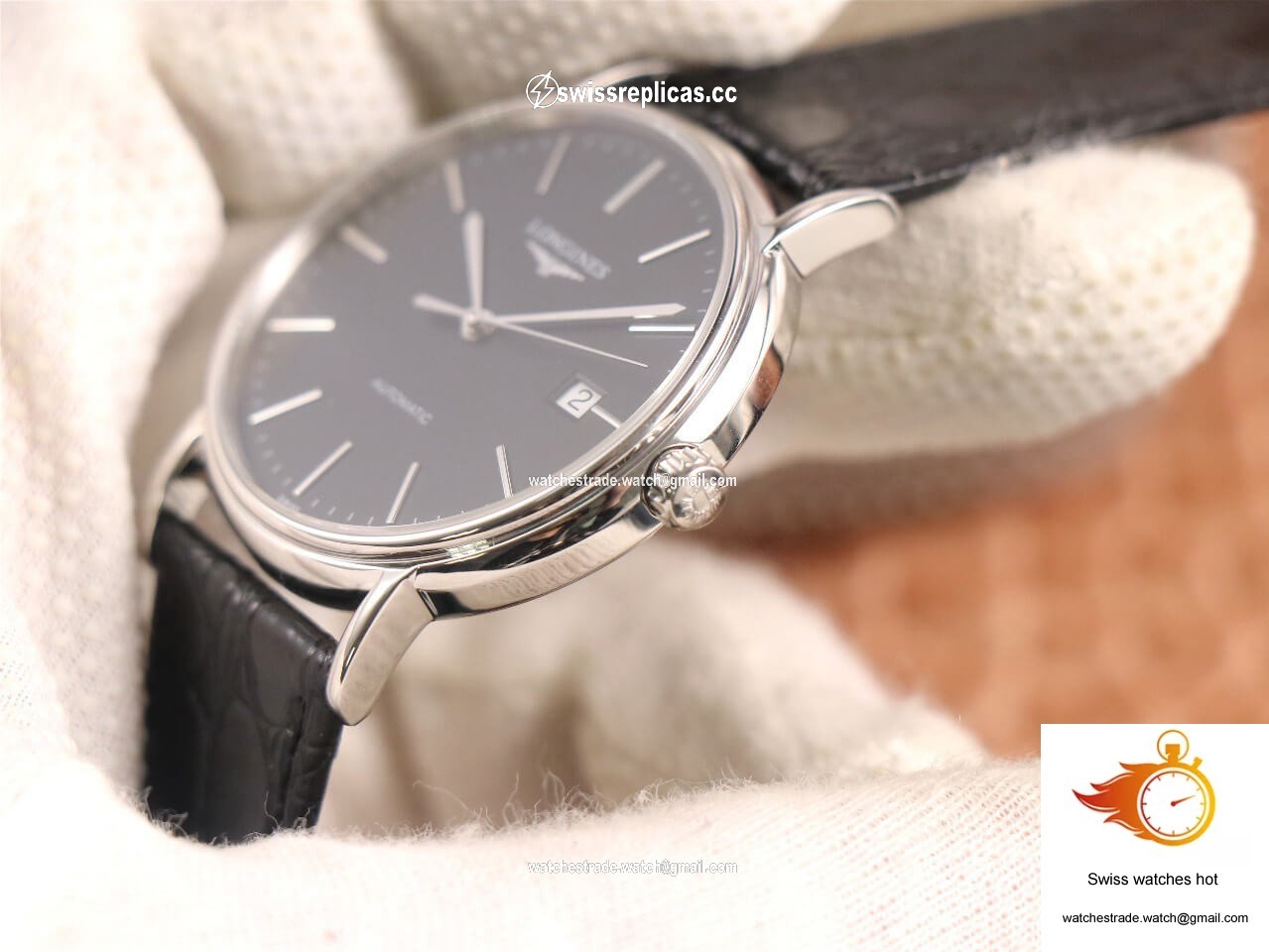 Longines Presence L4.921.4.52.2 KY factory Black Dial 5