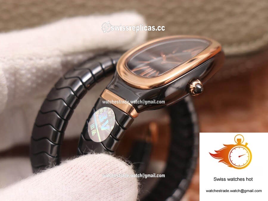 Bvlgari Serpenti 102735 BV Factory Rose Gold Black Dial 5