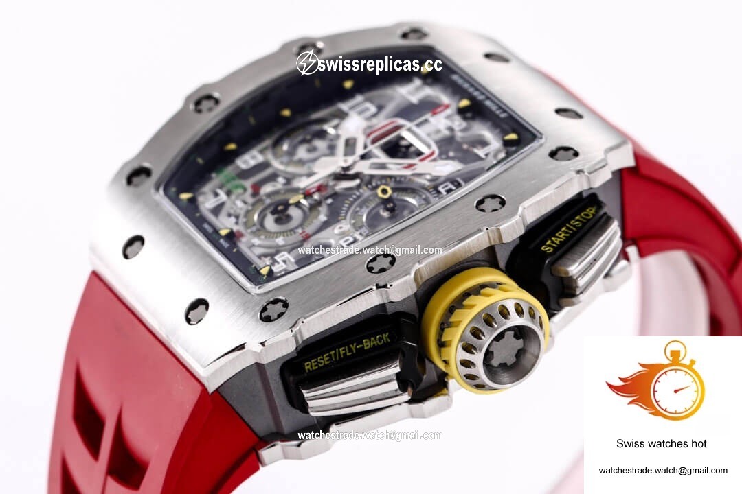 Richard Mille RM11-03RG KV Factory Titanium Red Strap 5