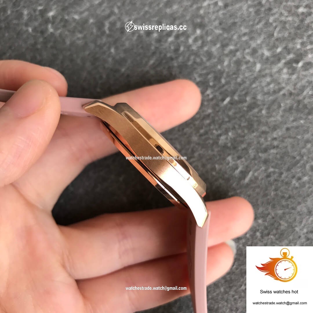 Patek Philippe Aquanaut 5072R-001 PPF Factory Rose Gold Mother Of Pearl Dial 5
