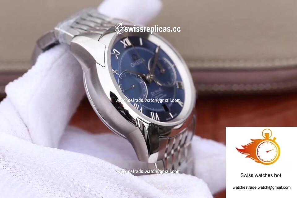 Omega De Ville 431.10.42.51.03.001 OM Factory Blue Dial 5