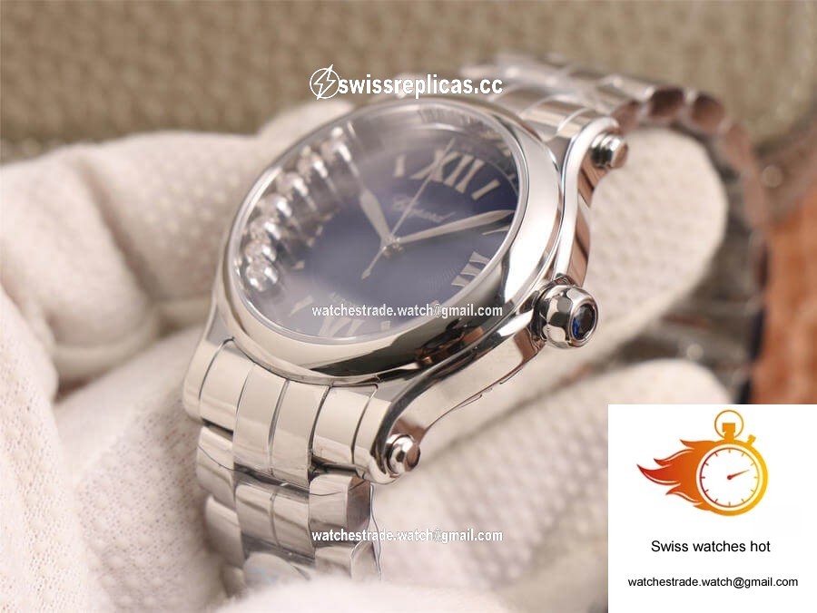 Chopard Happy Sport 278559-3009 YF Factory Blue Dial 5
