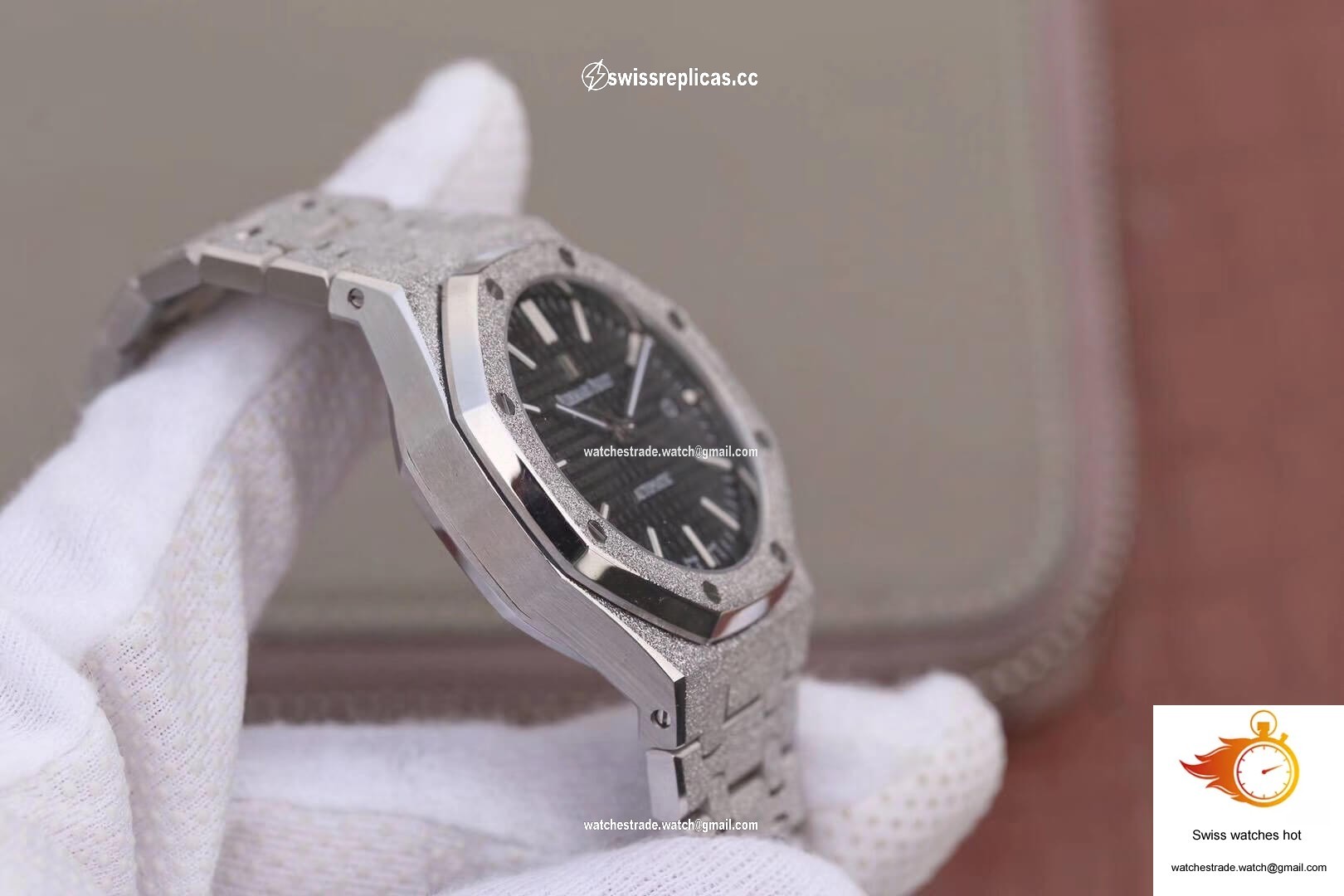 Audemars Piguet Royal Oak 15454BC.GG.1259BC.01 JH Factory Black Dial 5