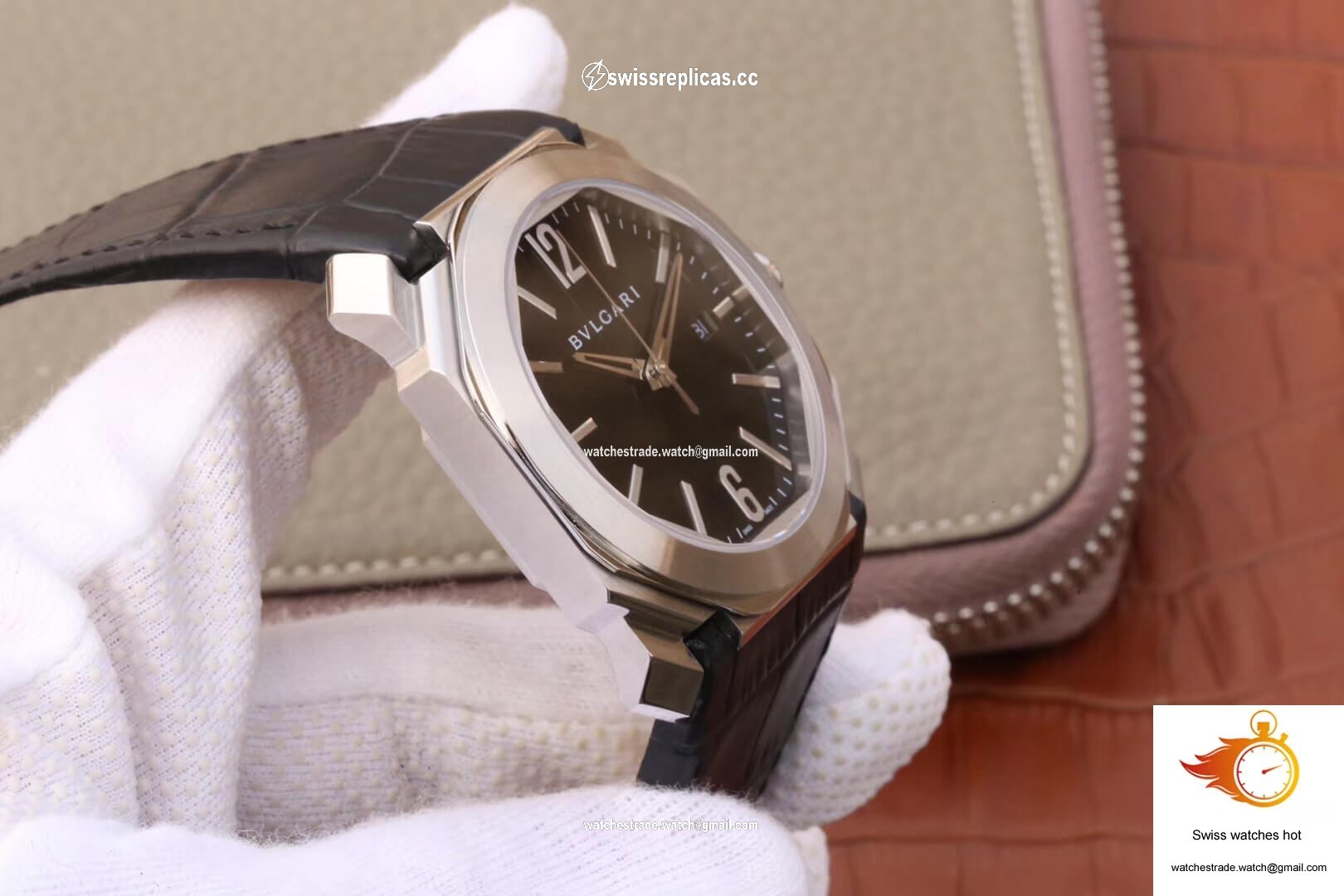 Bvlgari Octo 101964 BGO41BSLD Stainless Steel Bezel 5