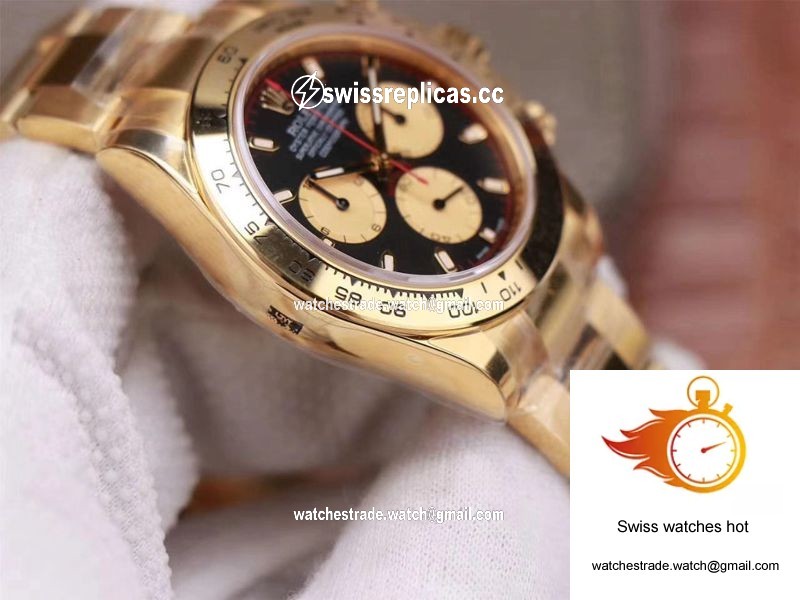 Rolex Daytona M116508-0009 Noob Factory Black Dial 4130 Movement 5