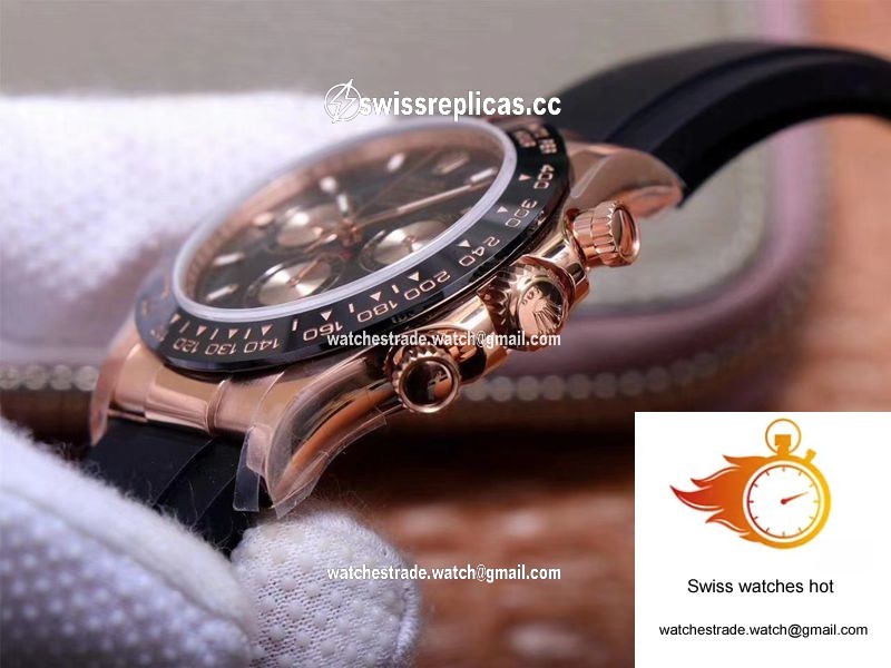 Rolex Daytona M116515LN-0017 Noob Factory Black Dial 4130 Movement 5