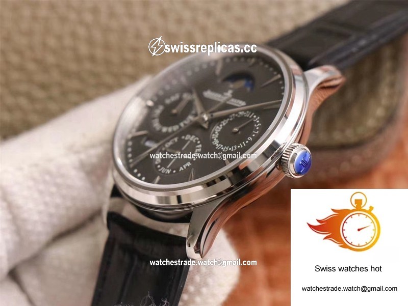 Jaeger-LeCoultre Master Ultra Thin Moon Perpetual Calendar 130354J V9 Factory Gray Dial 5