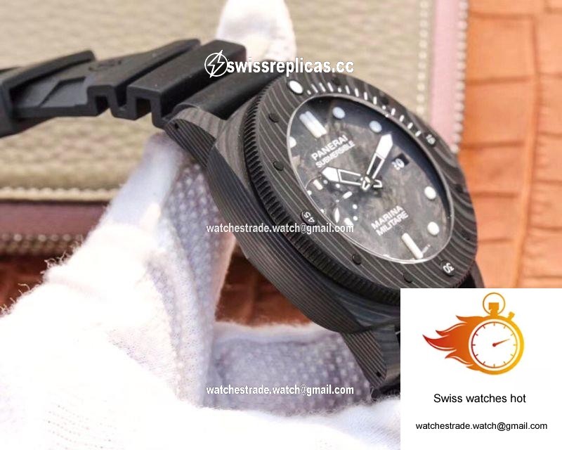 VS Factory Panerai Submersible Marina Militare Carbotech 47MM PAM00979 5